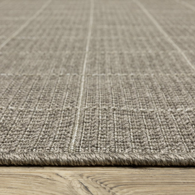 Oriental Weavers Sphinx Caicos Ca04B Grey/ Grey Rug.