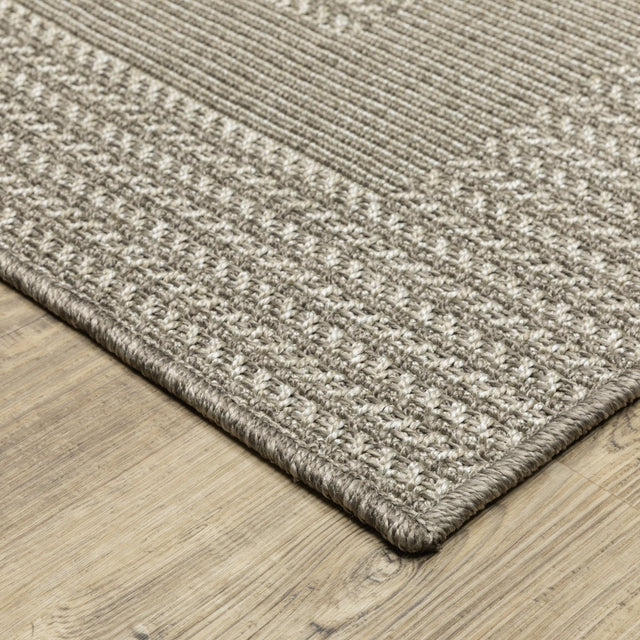Oriental Weavers Sphinx Caicos Ca05A Grey/ Grey Rug.