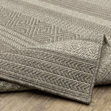 Oriental Weavers Sphinx Caicos Ca06A Grey/ Grey Rug.