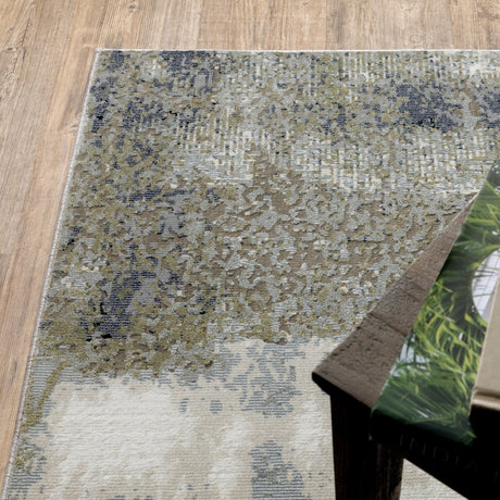 Oriental Weavers Sphinx Caravan 5571H Blue/ Green Rugs.