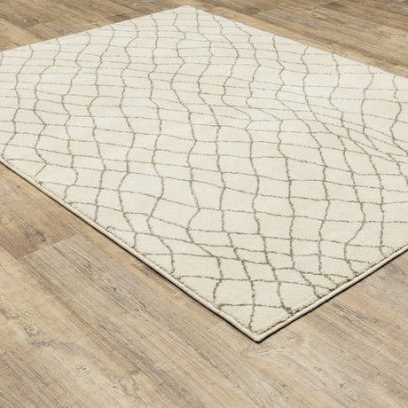 Oriental Weavers Sphinx Carson 0738B Ivory/ Grey Rugs.
