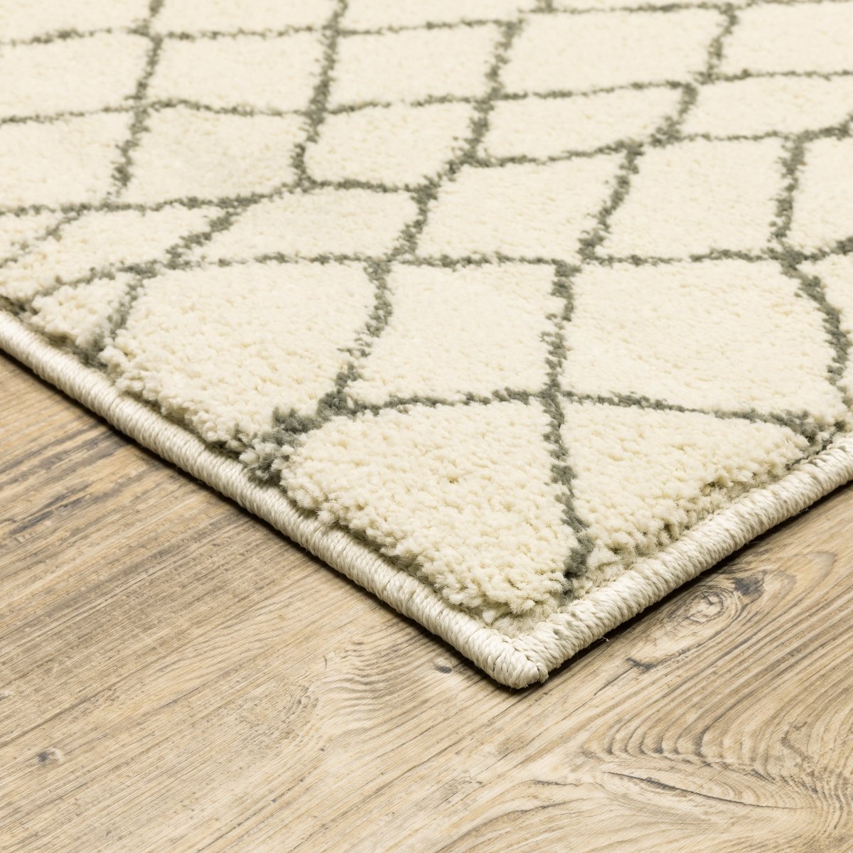 Oriental Weavers Sphinx Carson 0738B Ivory/ Grey Rugs.