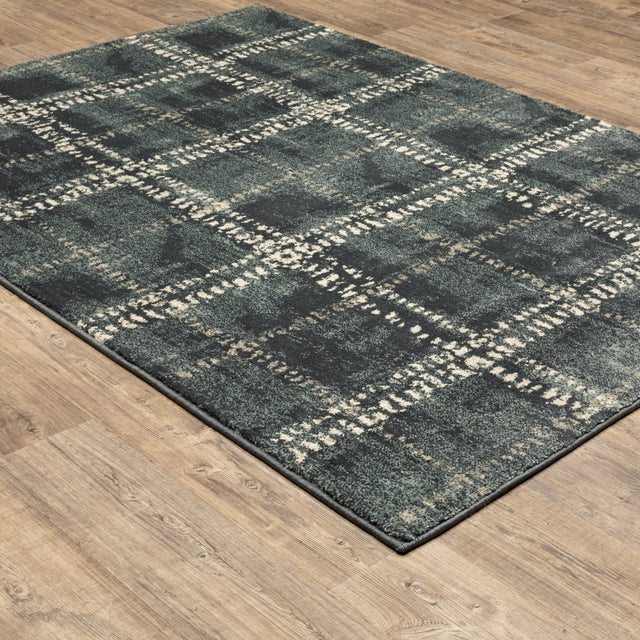 Oriental Weavers Sphinx Carson 0746J Blue/ Ivory Rugs.