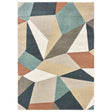 Oriental Weavers Sphinx Carson 9659B Blue / Orange Rugs.