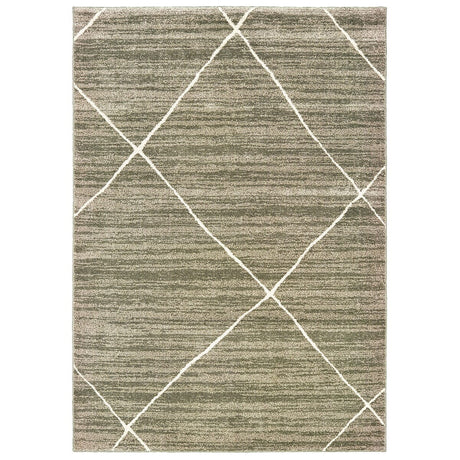 Oriental Weavers Sphinx Carson 9661A Grey / Ivory Rugs.