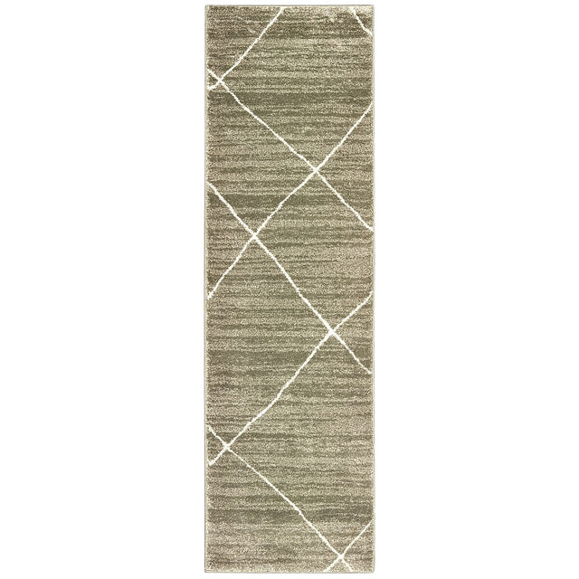 Oriental Weavers Sphinx Carson 9661A Grey / Ivory Rugs.