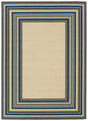 Oriental Weavers Sphinx Caspian 1003X Ivory / Blue Rugs.