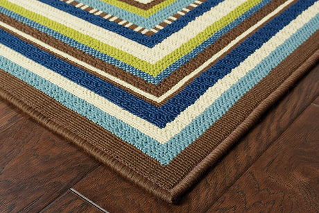 Oriental Weavers Sphinx Caspian 1003X Ivory / Blue Rugs.