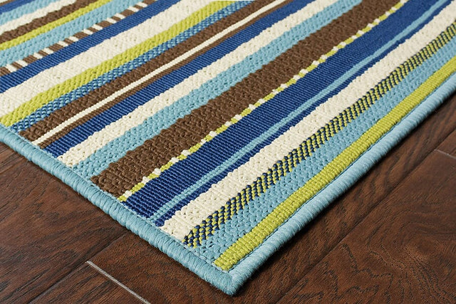 Oriental Weavers Sphinx Caspian 1004X Blue / Brown Rugs.