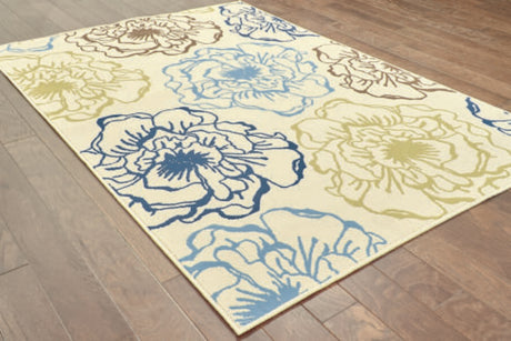 Oriental Weavers Sphinx Caspian 3065Y Ivory / Green Rugs.