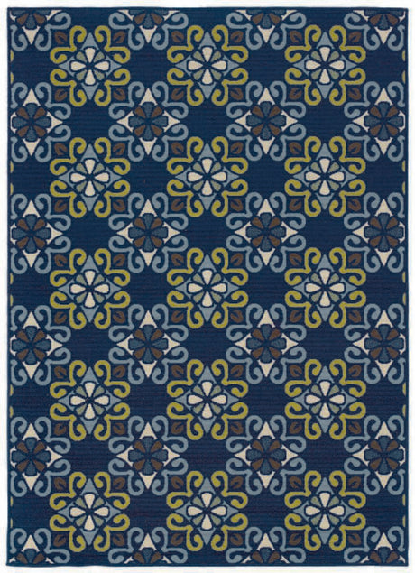 Oriental Weavers Sphinx Caspian 3331L Blue / Blue Rugs.