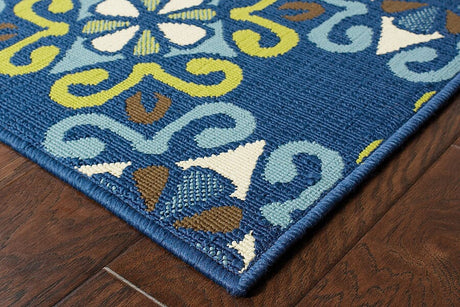 Oriental Weavers Sphinx Caspian 3331L Blue / Blue Rugs.