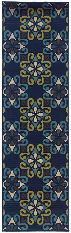 Oriental Weavers Sphinx Caspian 3331L Blue / Blue Rugs.