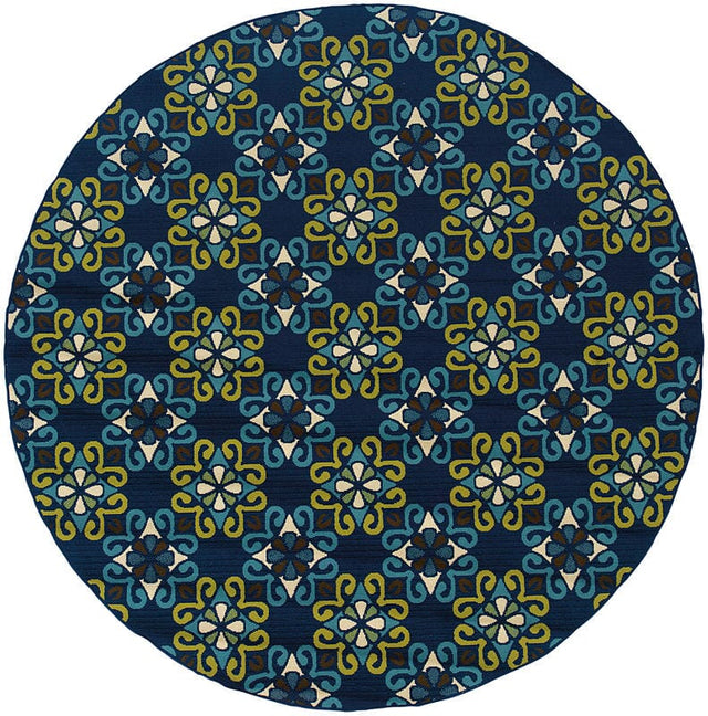 Oriental Weavers Sphinx Caspian 3331L Blue / Blue Rugs.