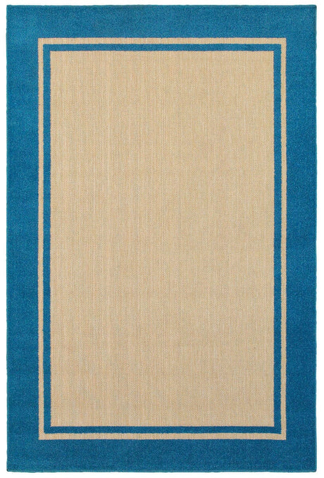 Oriental Weavers Sphinx Cayman 5594B Sand / Blue Rugs.