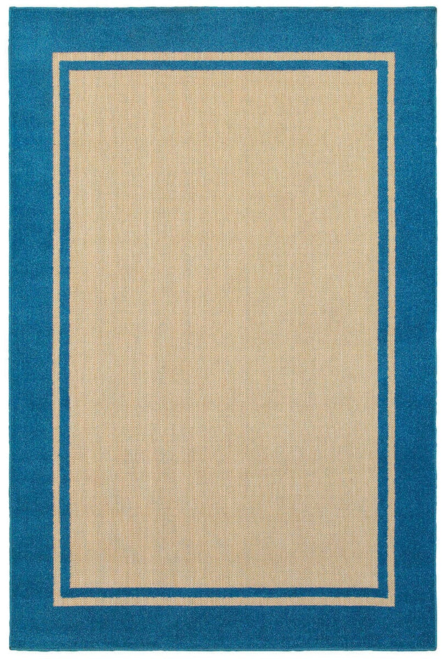 Oriental Weavers Sphinx Cayman 5594B Sand / Blue Rugs.