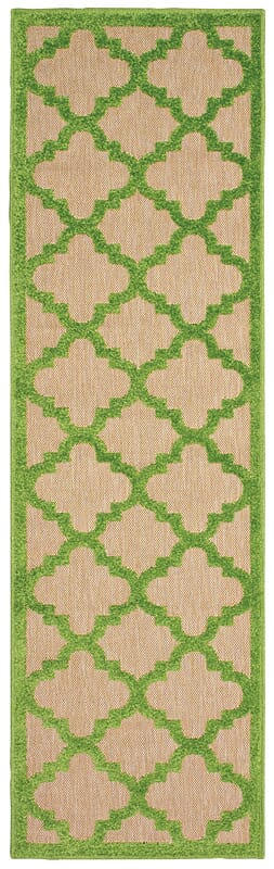 Oriental Weavers Sphinx Cayman 660F9 Sand / Green Rugs.