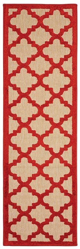 Oriental Weavers Sphinx Cayman 660R9 Sand / Red Rugs.