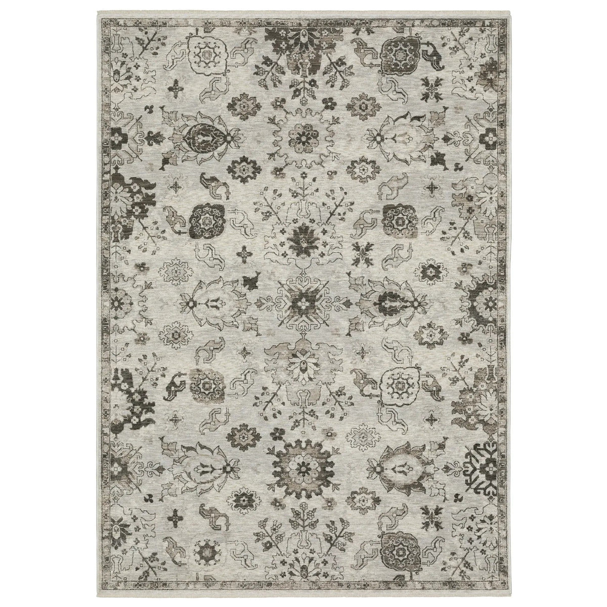 Oriental Weavers Sphinx Chamberlain CH06B Grey Rugs - main flat