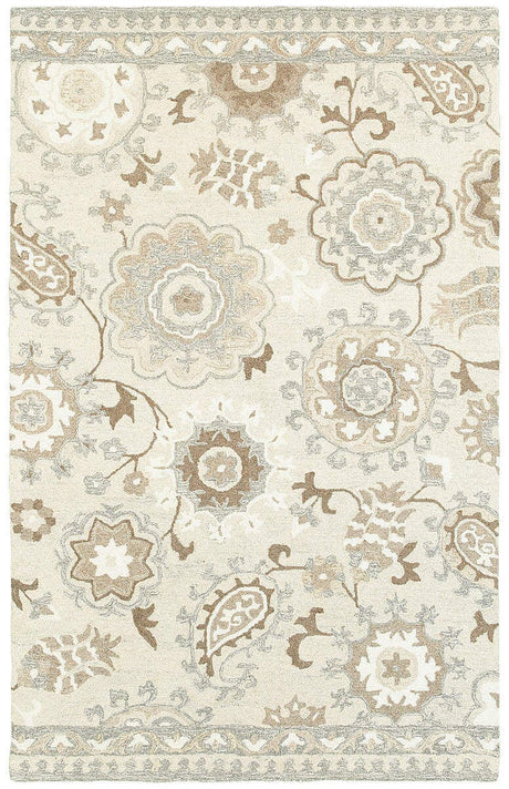 Oriental Weavers Sphinx Craft 93005 Ivory / Grey Rugs.