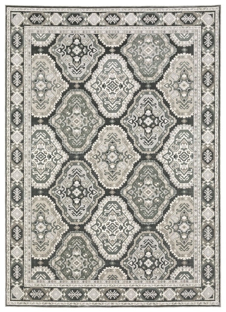 Oriental Weavers Sphinx Ellington Ell04 Grey/ Grey Rug.