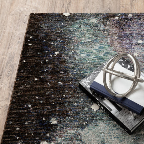 Oriental Weavers Sphinx Evolution 0958A Midnight/ Purple Rugs.