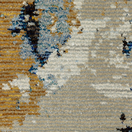 Oriental Weavers Sphinx Evolution 0980A Blue/ Gold Rugs.