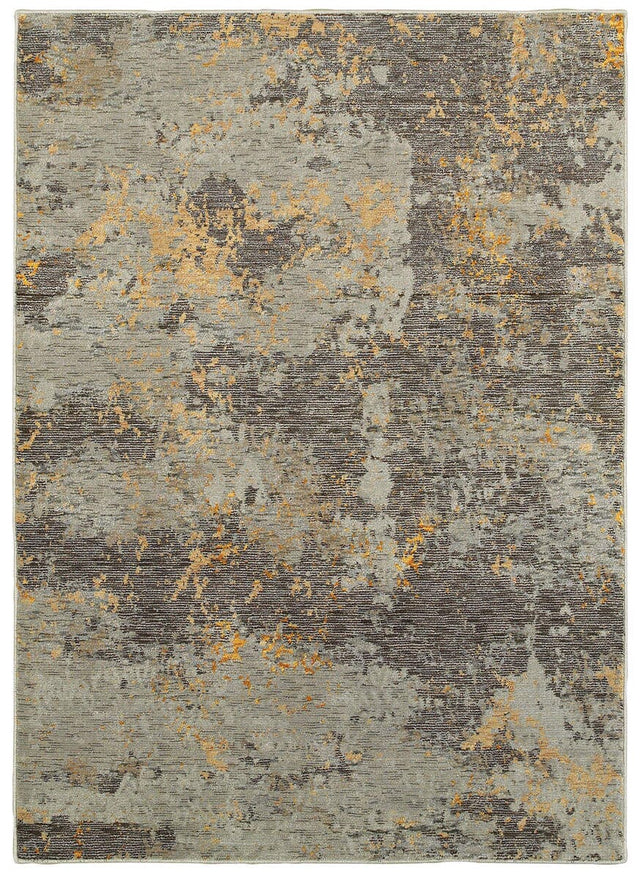 Oriental Weavers Sphinx Evolution 8025B Grey / Gold Rugs.