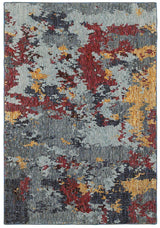 Oriental Weavers Sphinx Evolution 8036C Blue / Red Rugs.
