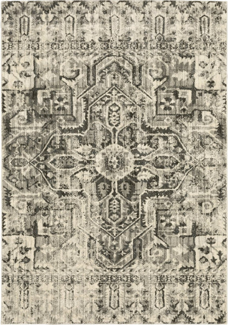 Oriental Weavers Sphinx Florence 4333W Charcoal/ Ivory Rugs.