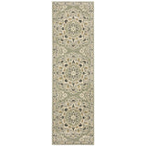 Oriental Weavers Sphinx Florence 4334E Green/ Ivory Rugs.