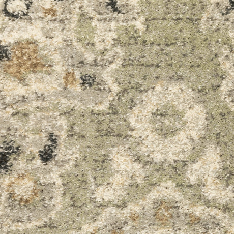 Oriental Weavers Sphinx Florence 4334E Green/ Ivory Rugs.