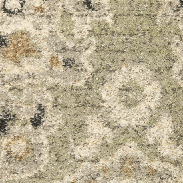 Oriental Weavers Sphinx Florence 4334E Green/ Ivory Rugs.