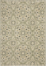 Oriental Weavers Sphinx Florence 4334E Green/ Ivory Rugs.