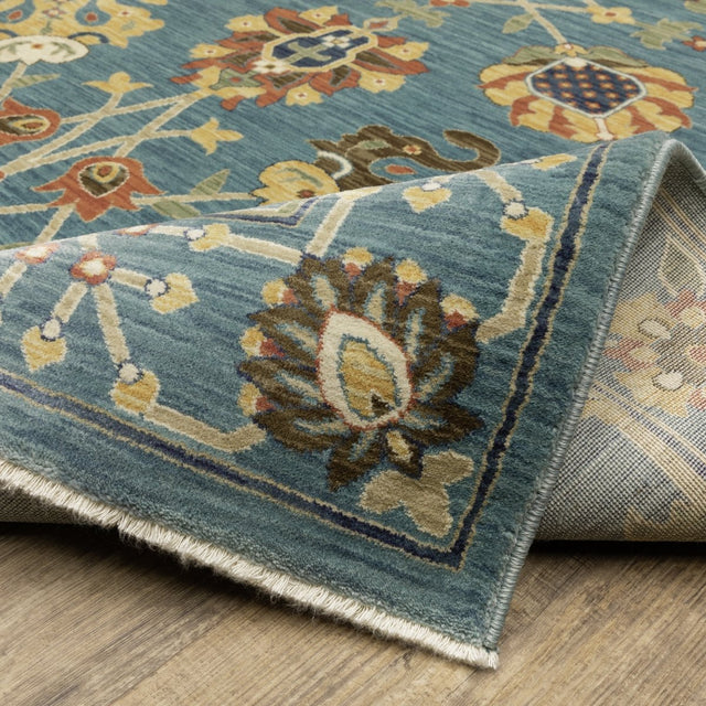 Oriental Weavers Sphinx Francesca Fr01E Blue/ Multi Rug.
