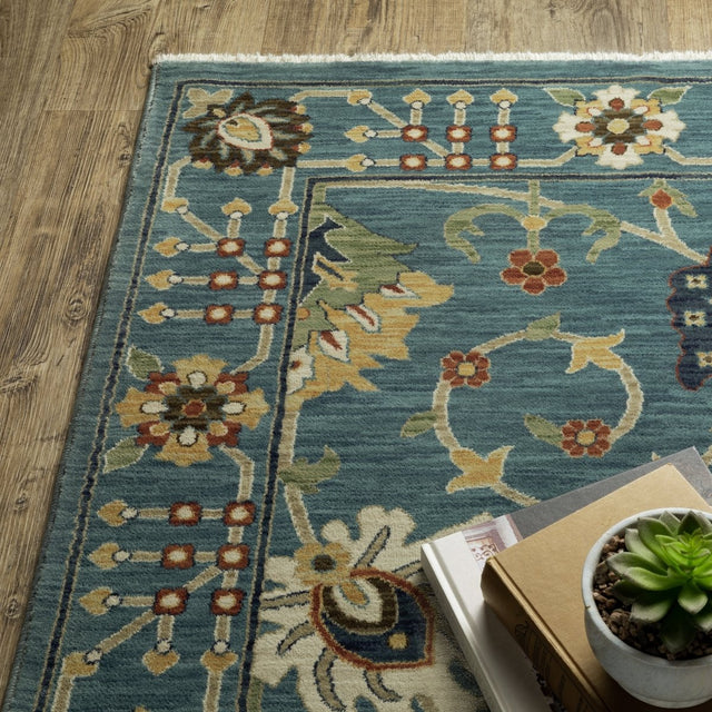 Oriental Weavers Sphinx Francesca Fr01E Blue/ Multi Rug.