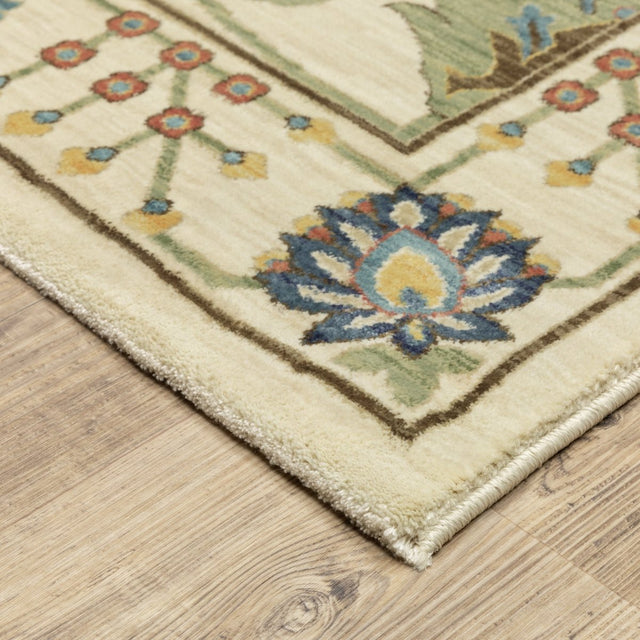 Oriental Weavers Sphinx Francesca Fr01G Ivory/ Multi Rug.