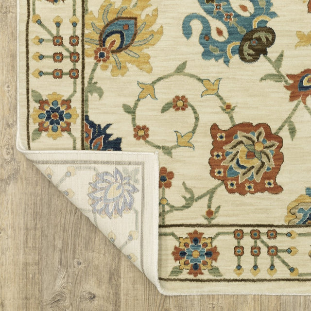 Oriental Weavers Sphinx Francesca Fr01G Ivory/ Multi Rug.