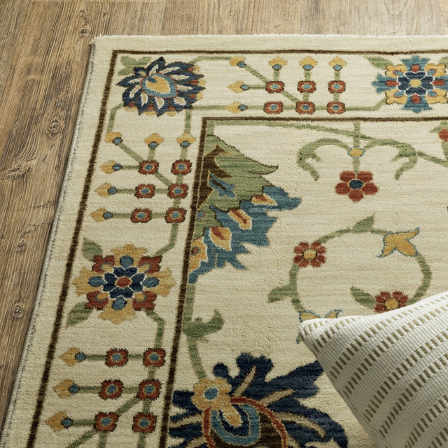 Oriental Weavers Sphinx Francesca Fr01G Ivory/ Multi Rug.