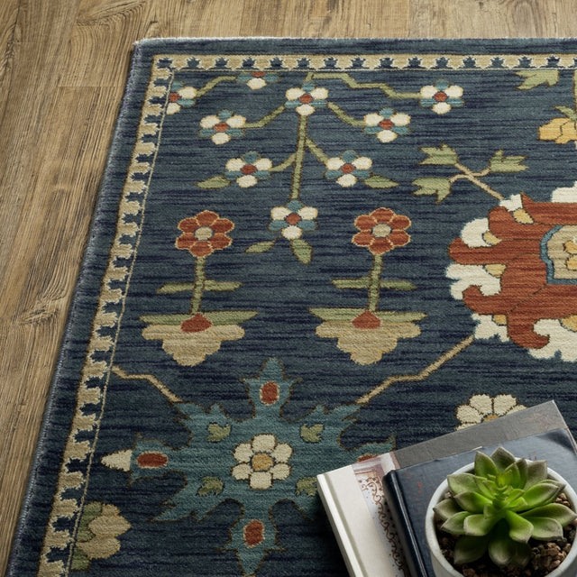 Oriental Weavers Sphinx Francesca Fr02L Blue/ Multi Rug.