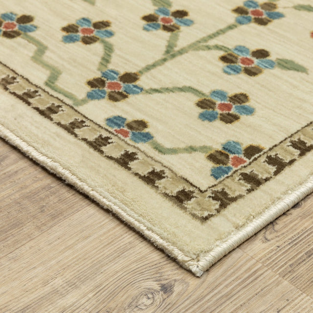 Oriental Weavers Sphinx Francesca Fr02M Ivory/ Multi Rug.