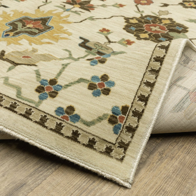 Oriental Weavers Sphinx Francesca Fr02M Ivory/ Multi Rug.