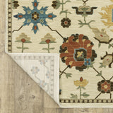 Oriental Weavers Sphinx Francesca Fr02M Ivory/ Multi Rug.