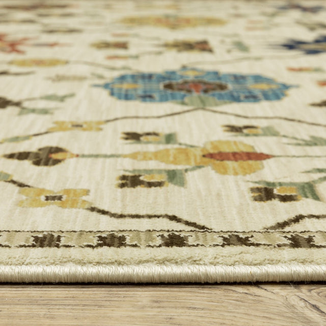 Oriental Weavers Sphinx Francesca Fr02M Ivory/ Multi Rug.