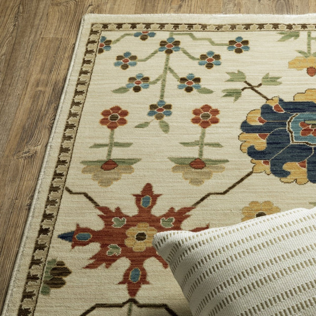 Oriental Weavers Sphinx Francesca Fr02M Ivory/ Multi Rug.