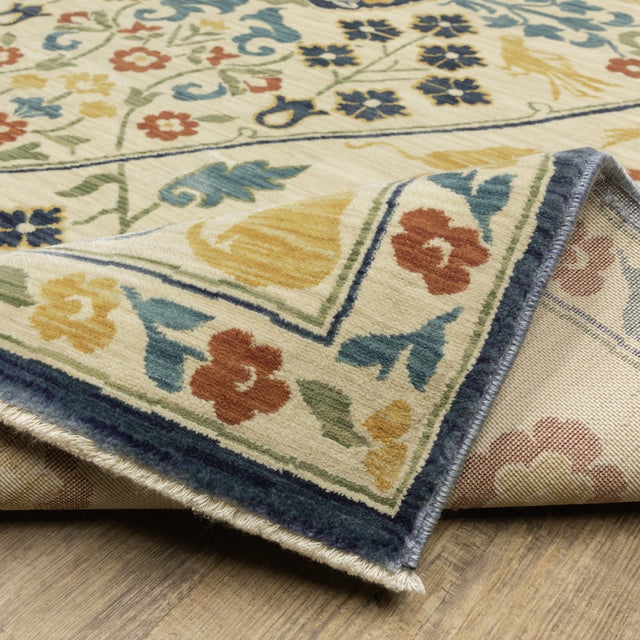 Oriental Weavers Sphinx Francesca Fr06B Ivory/ Multi Rug.