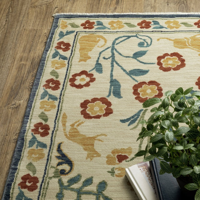 Oriental Weavers Sphinx Francesca Fr06B Ivory/ Multi Rug.