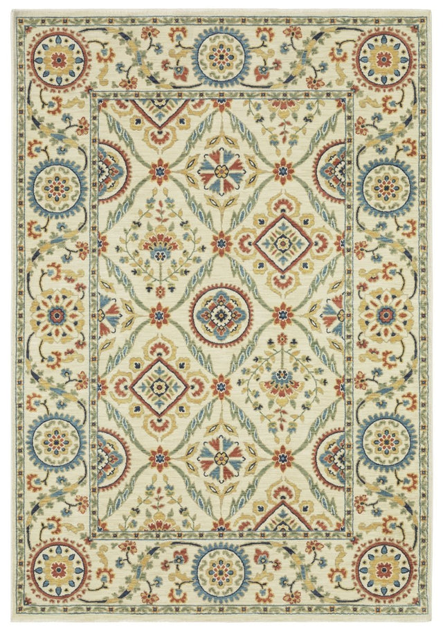 Oriental Weavers Sphinx Francesca Fr07A Ivory/ Multi Rug.