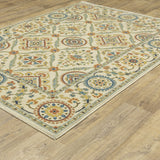 Oriental Weavers Sphinx Francesca Fr07A Ivory/ Multi Rug.