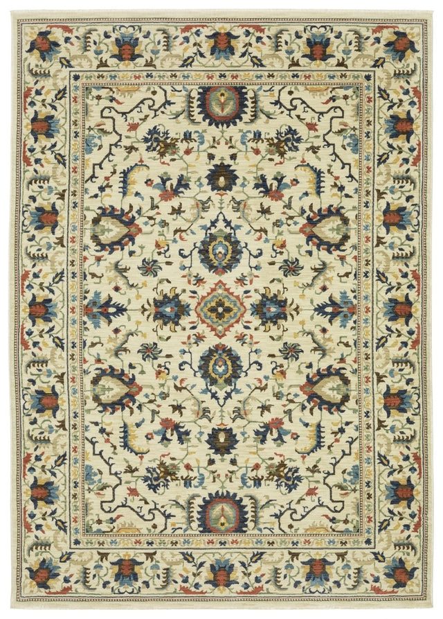 Oriental Weavers Sphinx Francesca Fr10A Ivory/ Multi Rug.